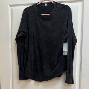 Zella Charcoal Long Sleeve Top